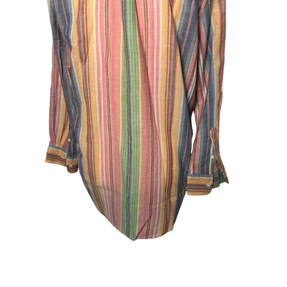 RALPH LAUREN 100% Cotton Striped Button Down Shirt Size XS - Picture 7 of 7